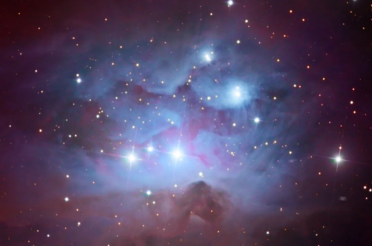 dark-matter Running man nebula