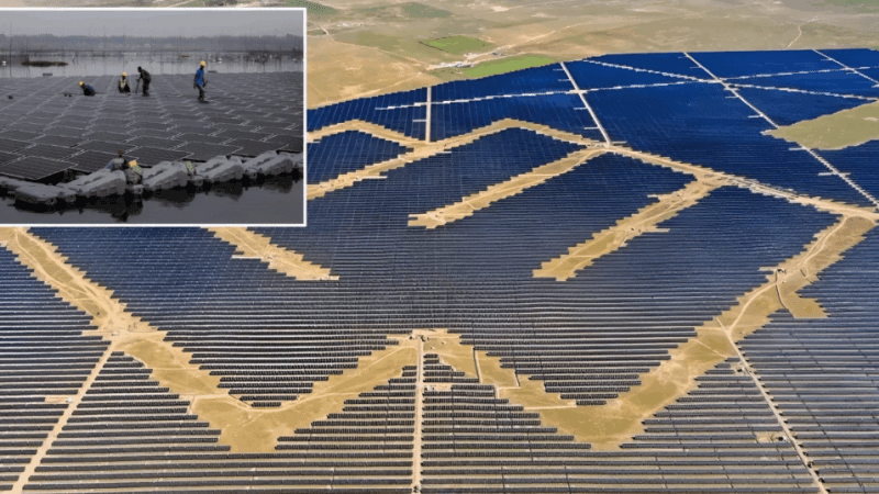 China’s Giant Floating Solar Farm—Powering Millions