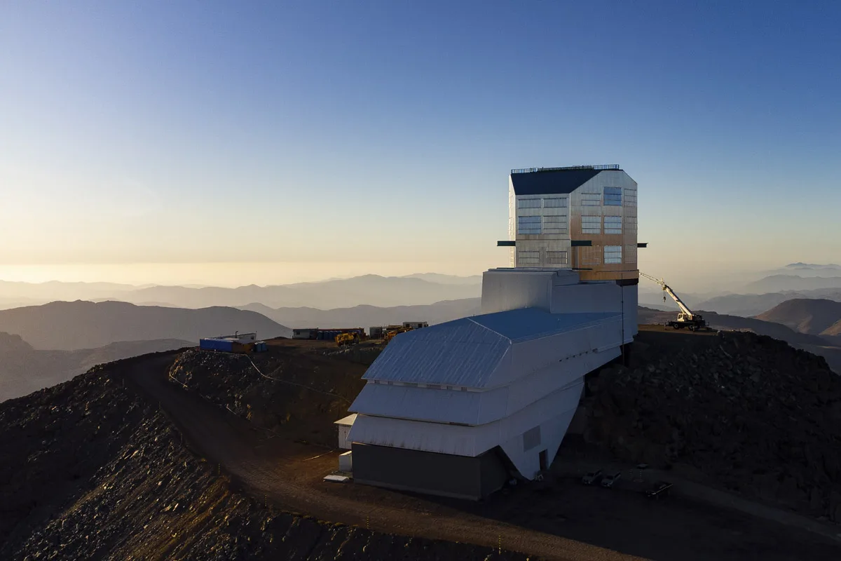 rubin-1 A large telescope observatory.